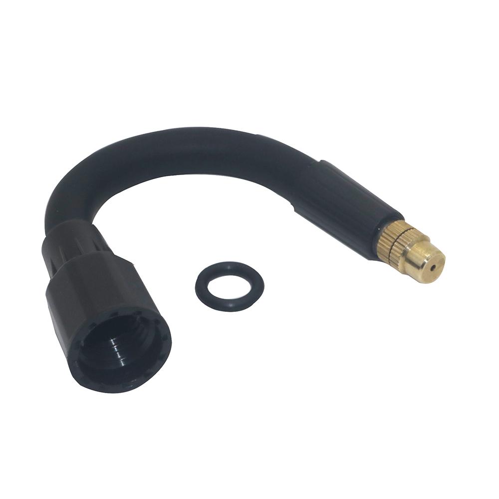 

Свободно регулируемый удлинитель металлическая насадка для лейки распылитель для автомойки насадка для лейки ABS пластик черный 1 шт. чёрный