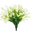 Künstliche Calla-Lilien, Strauß, realistische Kunstblumen, UV-beständig, Kunst-Calla-Lilien für Blumenarrangements in Vasen im Innenbereich, Dekoration für den Außenbereich, 10 Stück