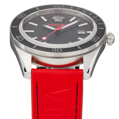 Versace Vidome Casual Watch VE8E00124 Men's Red