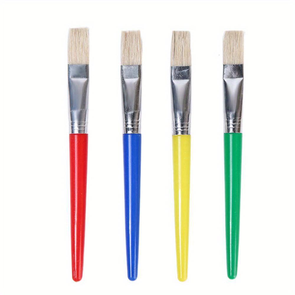 

Набор кистей для рисования Круглые и плоские кисти для акриловой краски Смывающаяся краска Кисть для рисования граффити своими руками