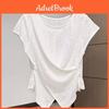 T Shirt Women Summer Oversize Linen Embroidered No Sleeve For Casual Fashion