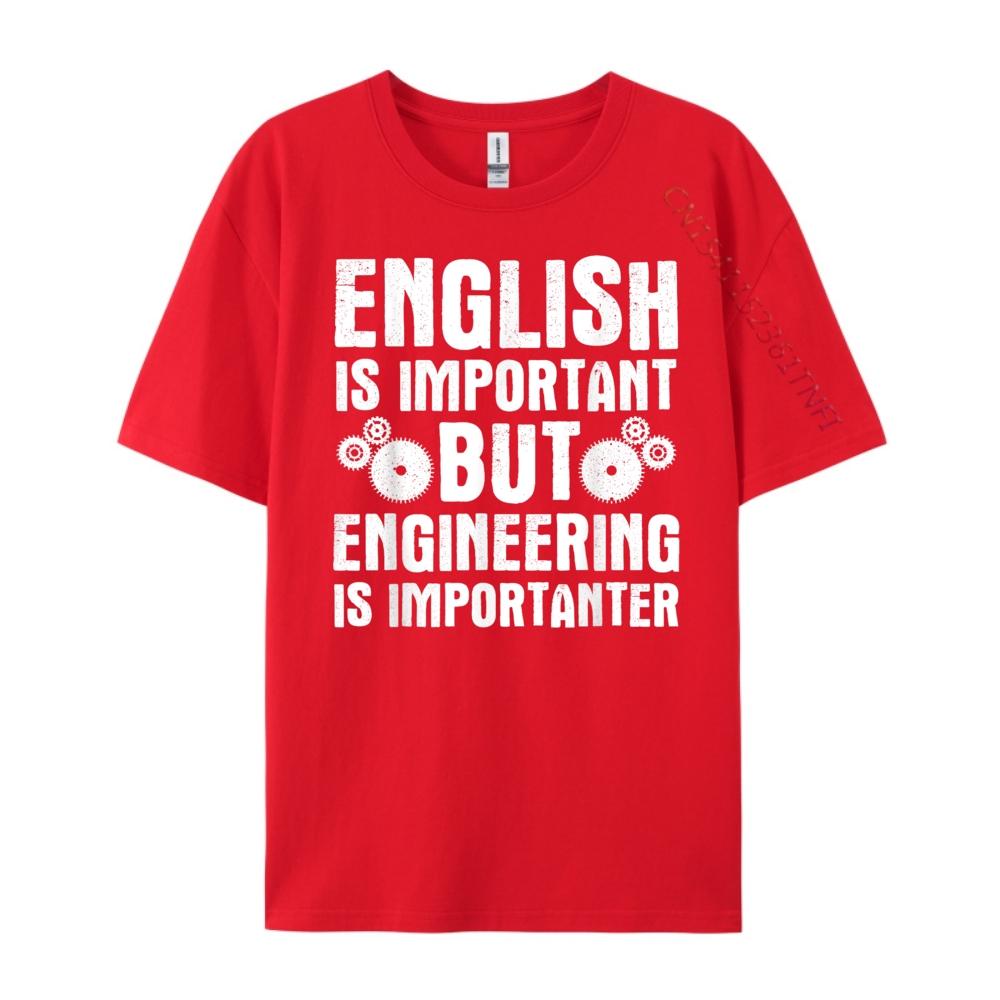 Funny Engineer Design For Women Engineering Lovers Shirts Graphic Tee Luxury Clothes Men Gift Cotton Tees S