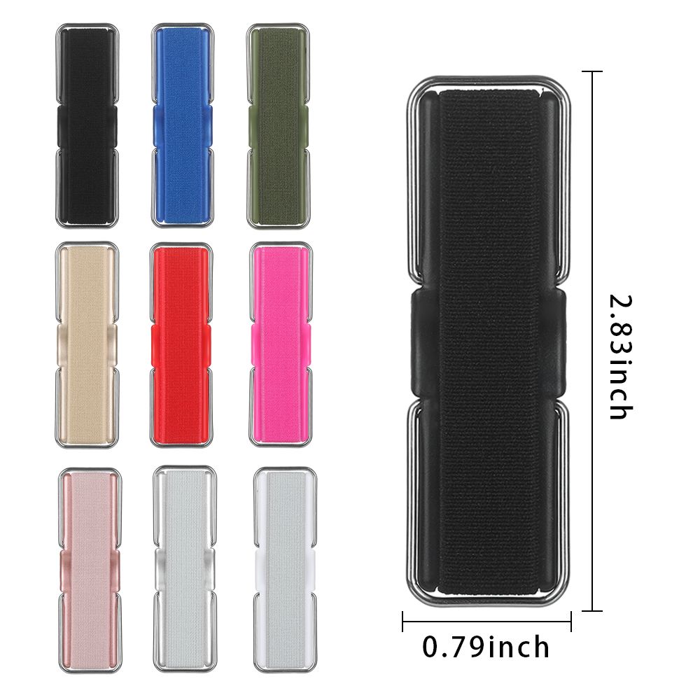 Universal Elastic Finger Strap Mobile Phone Holder Grip for Mobile Phone iPhone iPad Tablet Adhesive Sticky Pad Holder Stand