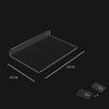 Clear Acrylic Shelves for Wall,Invisible Mounted Display Ledge Kids Bookshelf for Bathroom,Living Room,Bedroom,Kitchen,Study