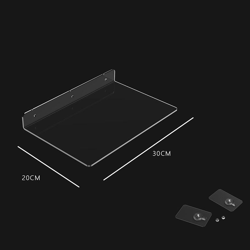 Clear Acrylic Shelves for Wall,Invisible Mounted Display Ledge Kids Bookshelf for Bathroom,Living Room,Bedroom,Kitchen,Study