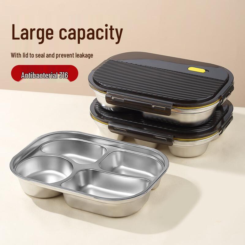 Youlunmei 316 Stainless Steel Divided Lunch Box