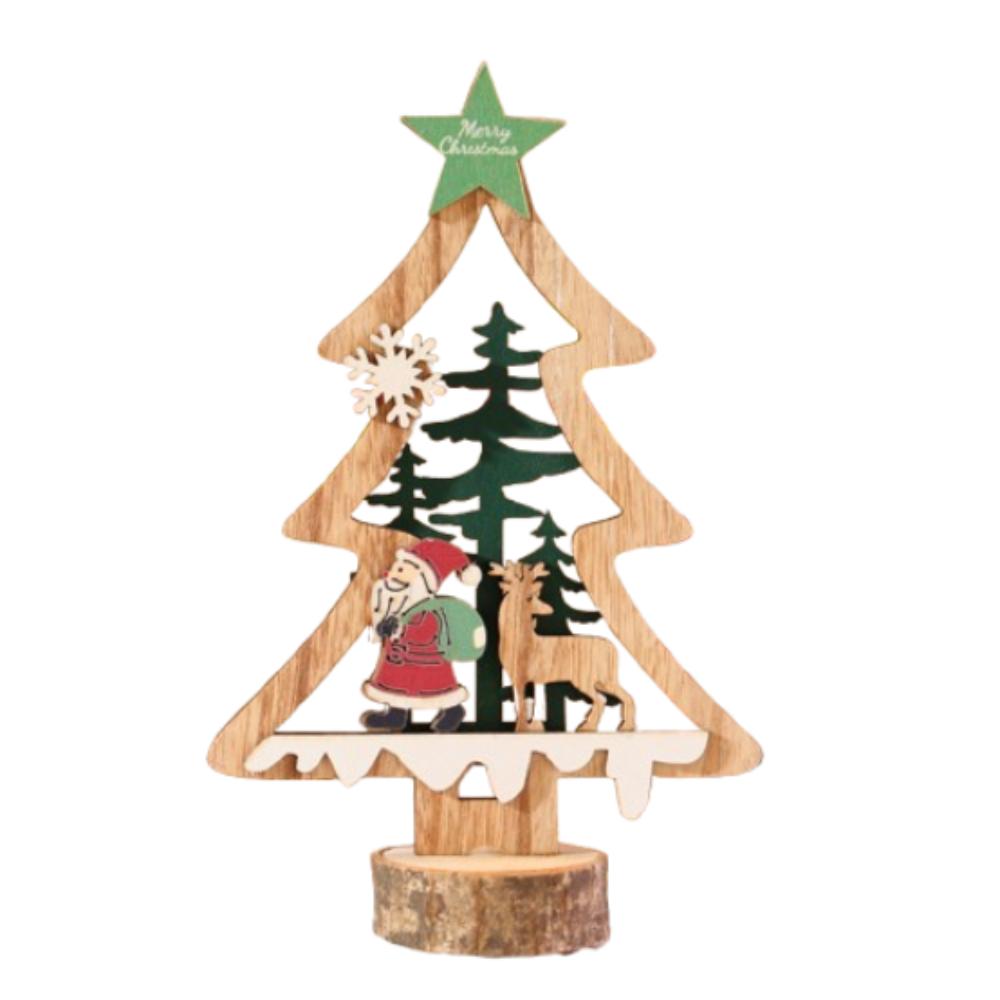 Rustic Christmas Snowflake Wooden Decor Cute Merry Christmas Decoration  Home Decoration