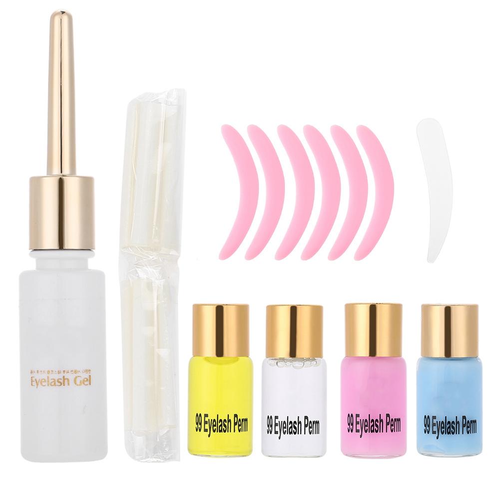 Sada na trvalou na řasy pro přirozené natočení Nástroje pro líčení pro natočení řas 01#