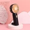Cartoon Cute Handheld Mini Fan Usb Rechargeable Portable Desktop Fan With Custom Logo Blue/gray/red/black/mixed Colors