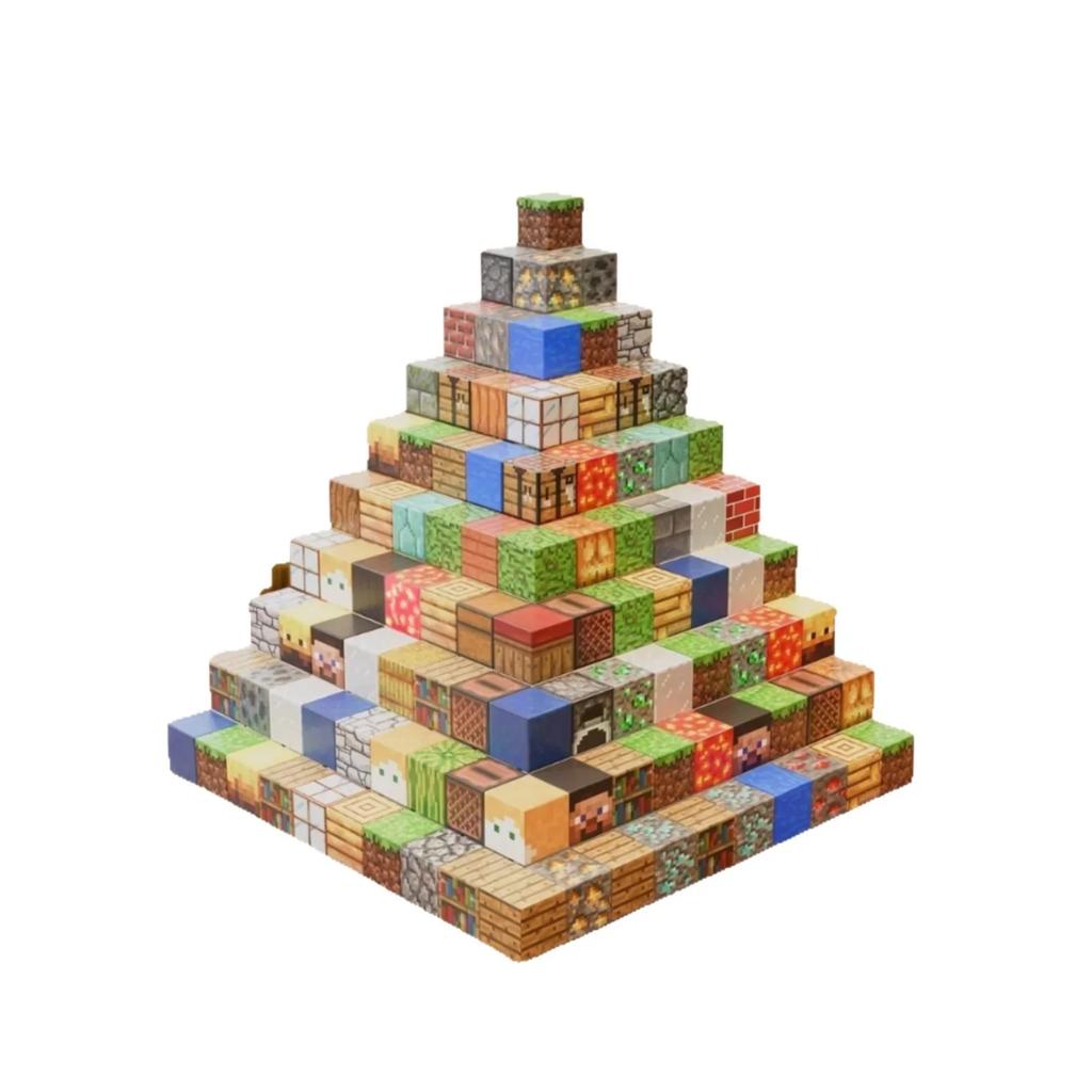 New Pattern Magnetic Building Blocks Toy Build Magnet Creative World Ideal for Boys Education children Montessori Sensory Cubes