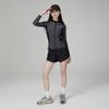 Women's Two-Piece Diving Suit: Long-Sleeve, Sun-Protective Swimwear for Surfing, Sports, or Beach.