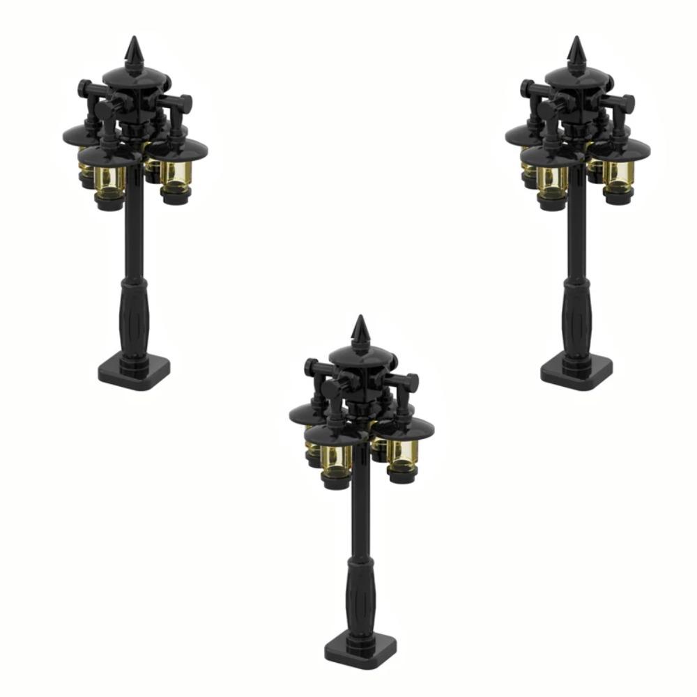 MOC Medieval Alchemy Room Kitchen Wizard Potion Building Blocks Devil's Spring Castle Road Lamp Witch Figures Scene Skull Bricks