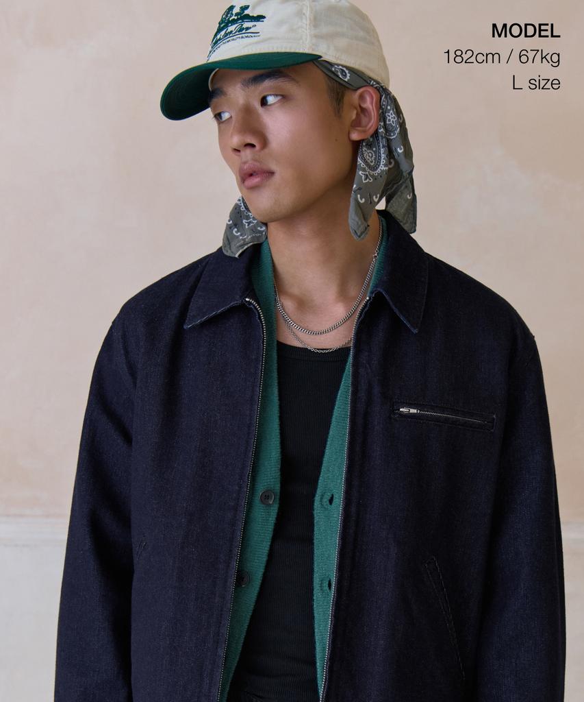 Musinsa Standard Denim Work Jacket [Deep Indigo]