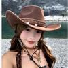 Women’s Hat Women's Outdoor Hiking and Mountaineering Hat - Summer Western Cowboy Hat