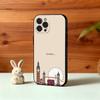 London Whispers Phone Case For iPhone17,16,15,14,13,12,Plus,Pro Max, 5G Others Soft Black Cover