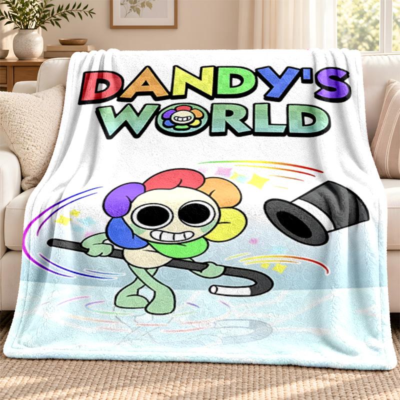 Dandys world deka Flísová deka Měkká útulná plyšová přehoz na pohovku postel Lehká domácí dekorace Venkovní kempování