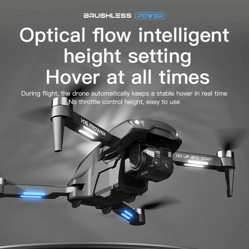 New H16 Mini Drone GPS Rc Drone HD Optical Flow Positioning 360° Obstacle Avoidance Brushless Motor Gesture Photography Foldable Quadcopter UAV
