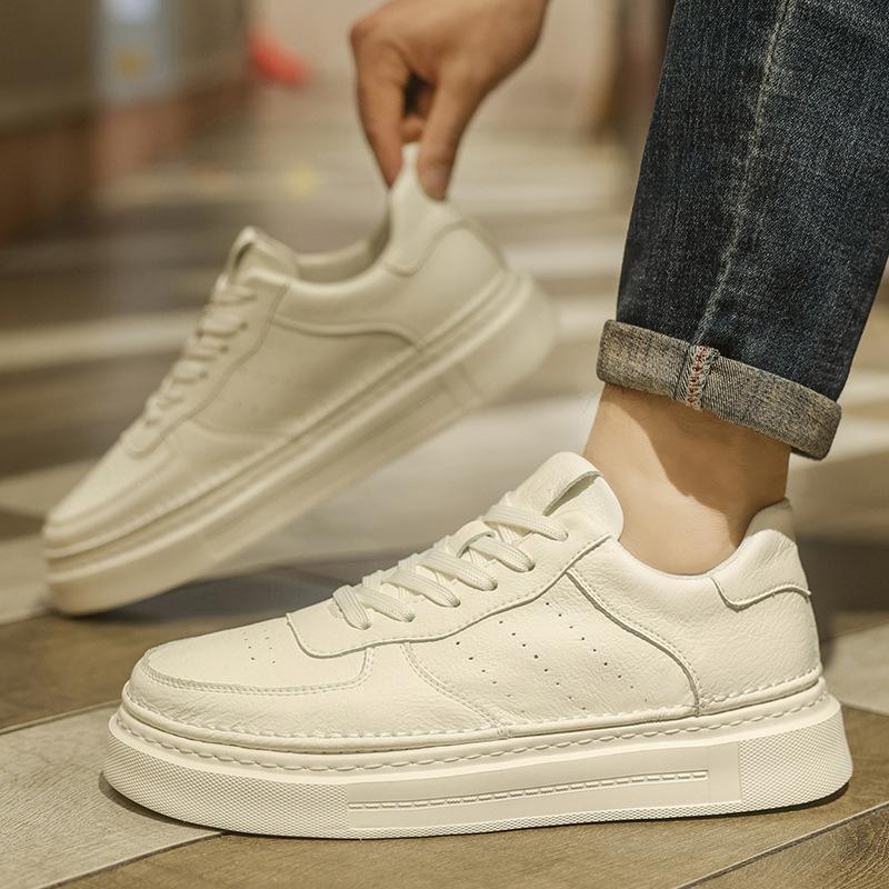 Little white shoes men's autumn and winter men's sports and leisure board shoes men's trendy shoes versatile blue shoes men
