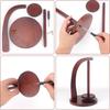 1pc Rotating Wooden Yarn Spinder Holder- DIY Handcrafted Knitting & Crochet Yarn Rack, Weaving Yarns Spool Stand & Storage Rack