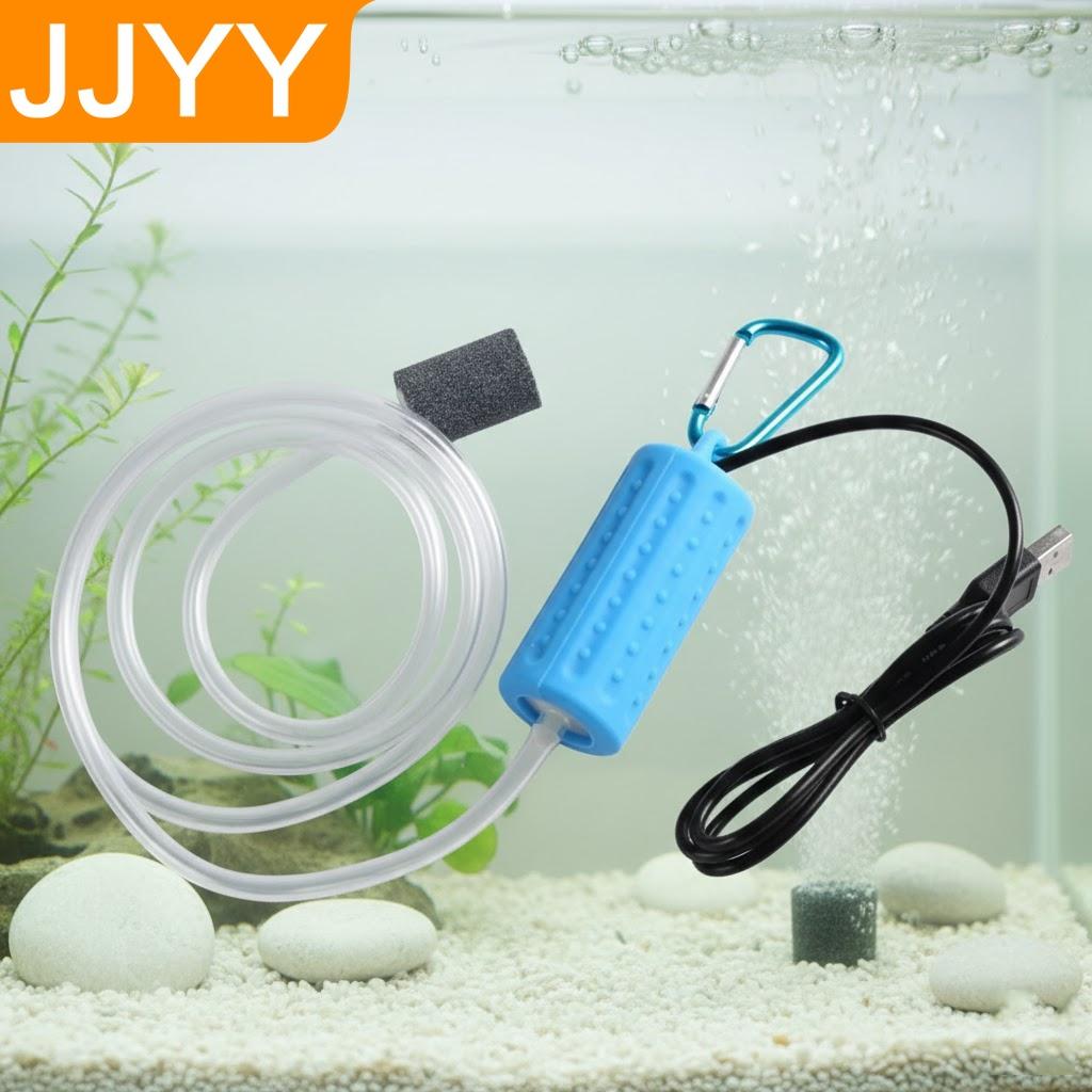 Portable Mini Aquarium USB Air Pump Silent Energy Saving Oxygen Pump for Fish Tank Accessories Aquatic Supplies
