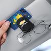 Car Leather Glasses Clip Sun Visor Ticket Card Storage Clamp For Chevrolet Cruze Malibu Colorado Suburban Equinox Blazer Trax