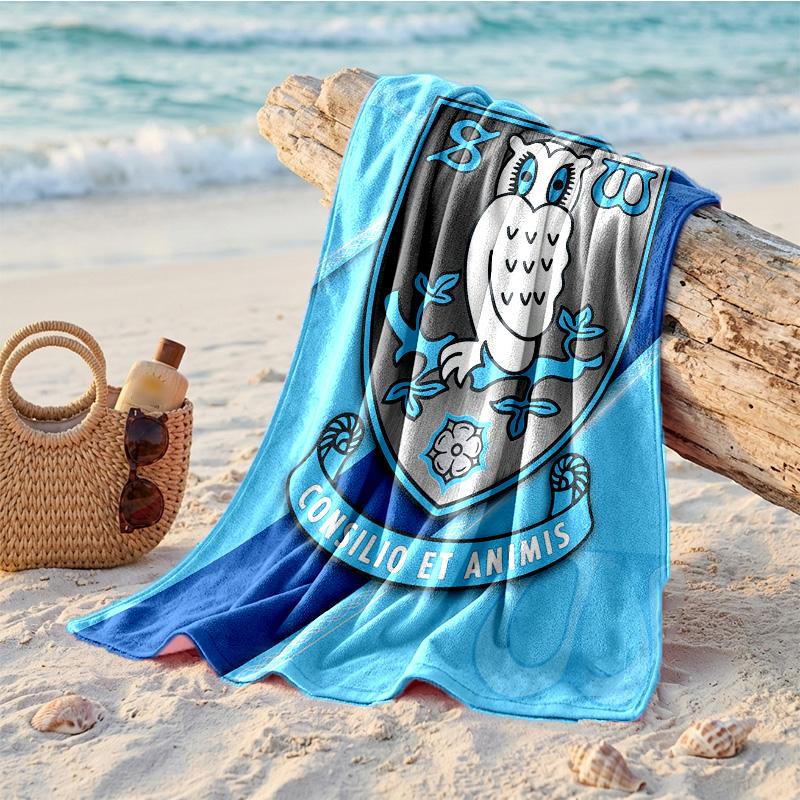 Asciugamano da Spiaggia Tema Sheffield Wednesday Morbido Asciugatura Rapida?Asciugamano Asciutto Per Vacanze Estive Al Mare Nuoto