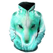 2025 Europe and the United States cross-border new products music note 3d digital printing loose casual hoodie sweater jacket