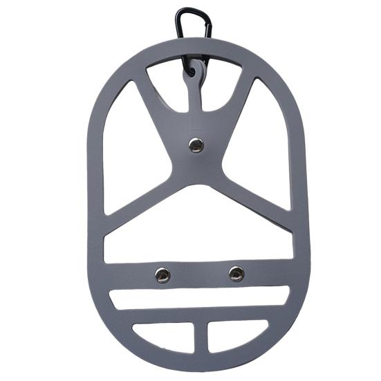 

Чехол для походной альпинистской обуви для переноски обуви на сумке. Силиконовый держатель для обуви с карабином для рюкзака. Портативная обувь для спорта на открытом воздухе. XL серый