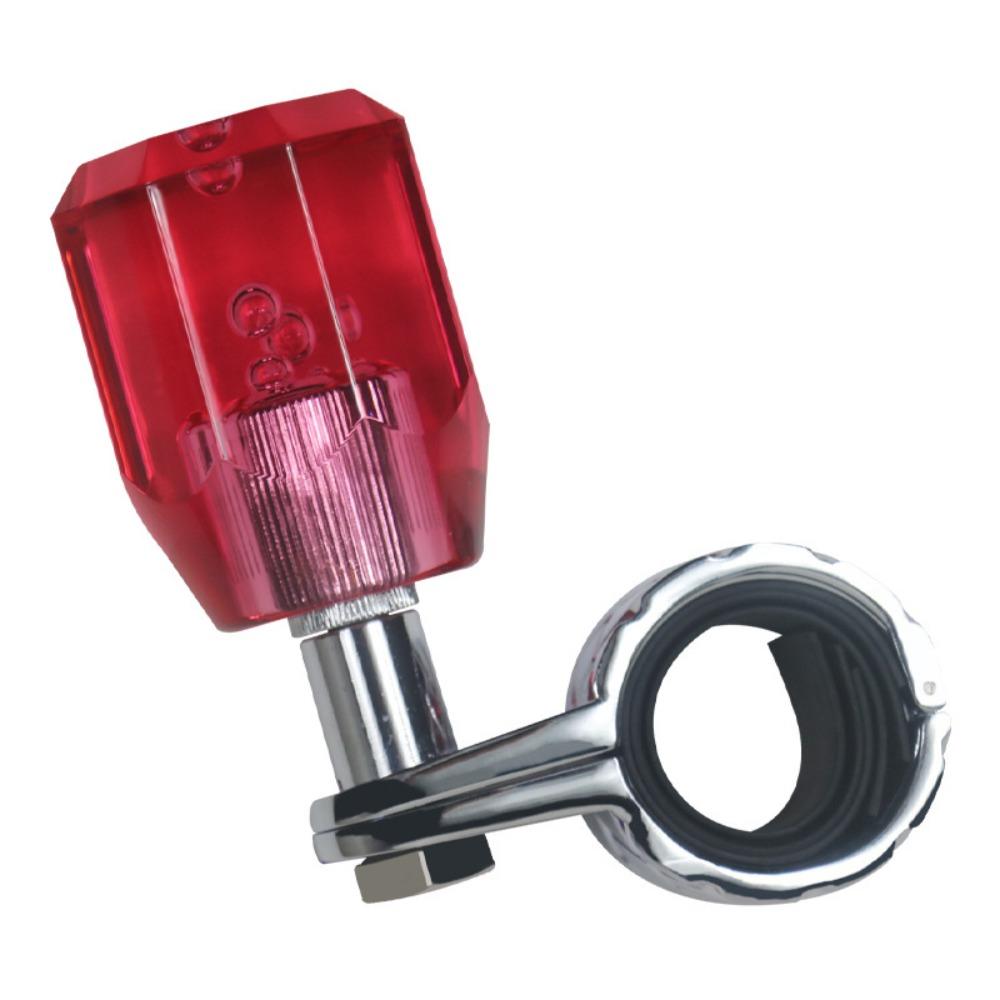 360° Bearing Steering Wheel Spinner Knob Octagonal Design Steering Assistant  Car Steering Red