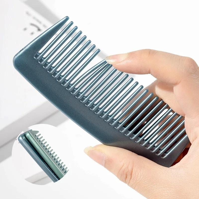 Shunfa Men's Handless Comb Massage Oil Head Back Head Small Comb Wide Tooth Hair Solving Comb Portable Small Portable