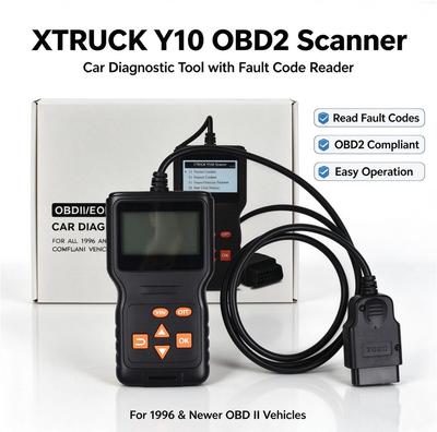 XTRUCK Y10 Scanner OBD2 Strumento Diagnostico per Auto con Lettore di Codici di Errore