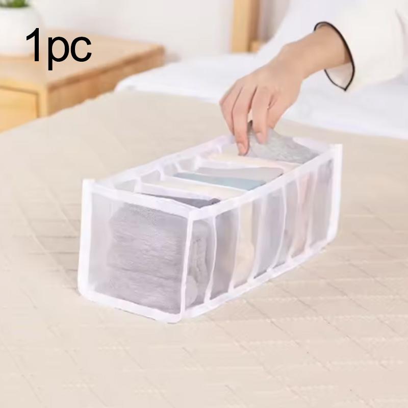 1/3pcs-Underwear Drawer Organizer Storage Box Foldable Closet Organizers Drawer Divider Storage Boxes For Underpants Socks Bra