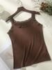 Large Size Versatile Sweet Lace Women's Short Slim-fitting Bottoming Shirt Muse Suspenders Thin Inner Small Vest Women