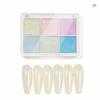 Aurora Silver Chameleon Mirror Eyeshadow Glitter Powder