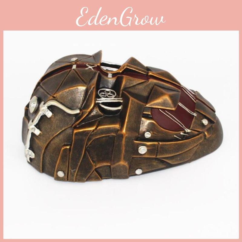 Masque de Corvo Attano de Dishonored Pour Jeu de Rôle Halloween Noël Accessoire de Costume Résine Styles Argent et Cuivre