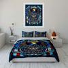 Eagle, navy emblem, banners. Bedding sets Duvet cover sets Duvet covers Pillowcases(1* Duvet Cover 2* Pillowcases without duvet insert)