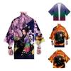 Anime Demon Slayer Kimetsu No Yaiba Cosplay Loose Haori Kimono Robes Coat Tops For Stunning Costume Parties