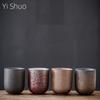 Japanese Water Cup Ceramic Retro Tea Cup Large Size Tea Cup Household Drink Cup Straight Master Cup Bowl Teacups Retro Style Cup
