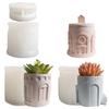 Multifuntional Silicone Mold Crafting Moulds Castles Shape Candle Holder Moulds Silicone Texture Suitable for Crafting
