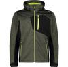 CMP Jacquard-Softshell Jacket with Detachable Hood
