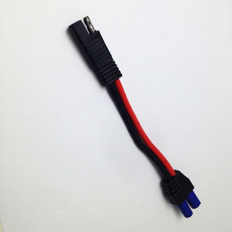 SAE Extension Adapter Cable SAE To EC5 Female Power Cord Solar Panel SAE Plug Quick Connector for Tender Motorcycle Tractor