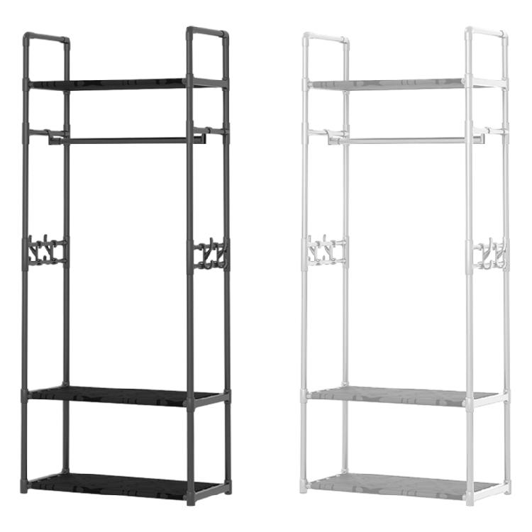 Floor Coat Rack for Living Room Shoe Organizer Wall Shelf Furniture Clothes Hanger For Busy Households Office