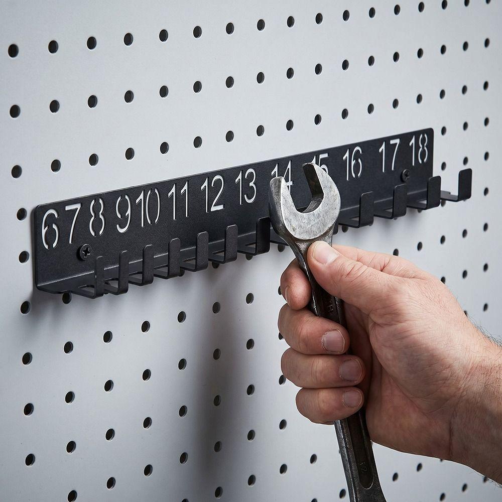 Wall Mounted Multi-functional Storage Rack High Load Bearing Hanging Holder Hand Tool Storage Rack Stainless Steel