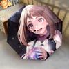 Ochaco Uraraka  pattern, automatic folding umbrella, portable and foldable design, 8 ribs, a Christmas or birthday gift.