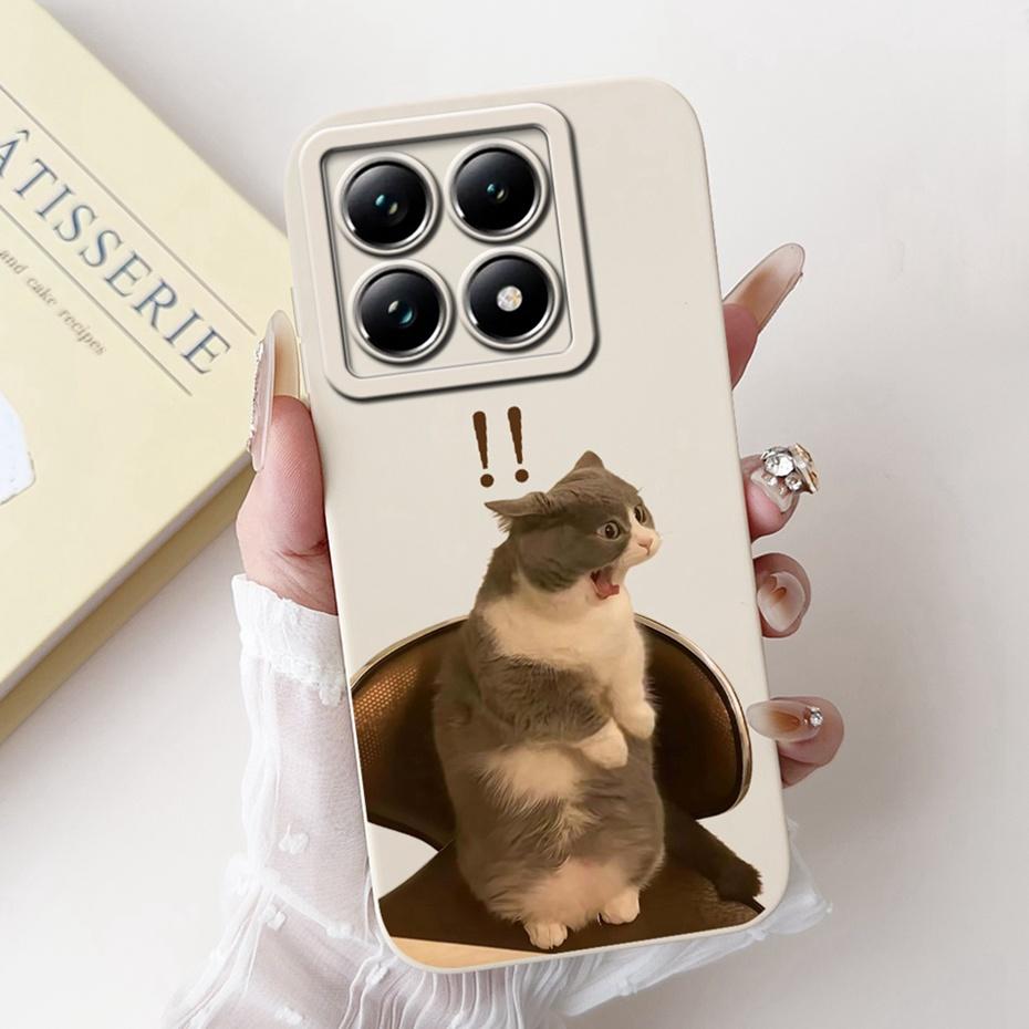 Cute Cartoon Phone Case For Xiaomi 14T Pro Soft Silicone Shockproof Cover For Xiaomi 14T 14 T Pro 5G Cases Bumpers