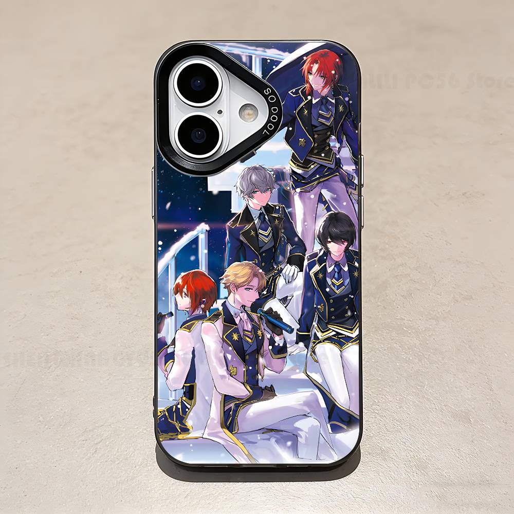 

Cute Cartoon E-Ensemble Stars Phone Case For IPhone 17 16e 16 15 14 13 12 Pro Max X XR XS MAX Back Cover iPhone12