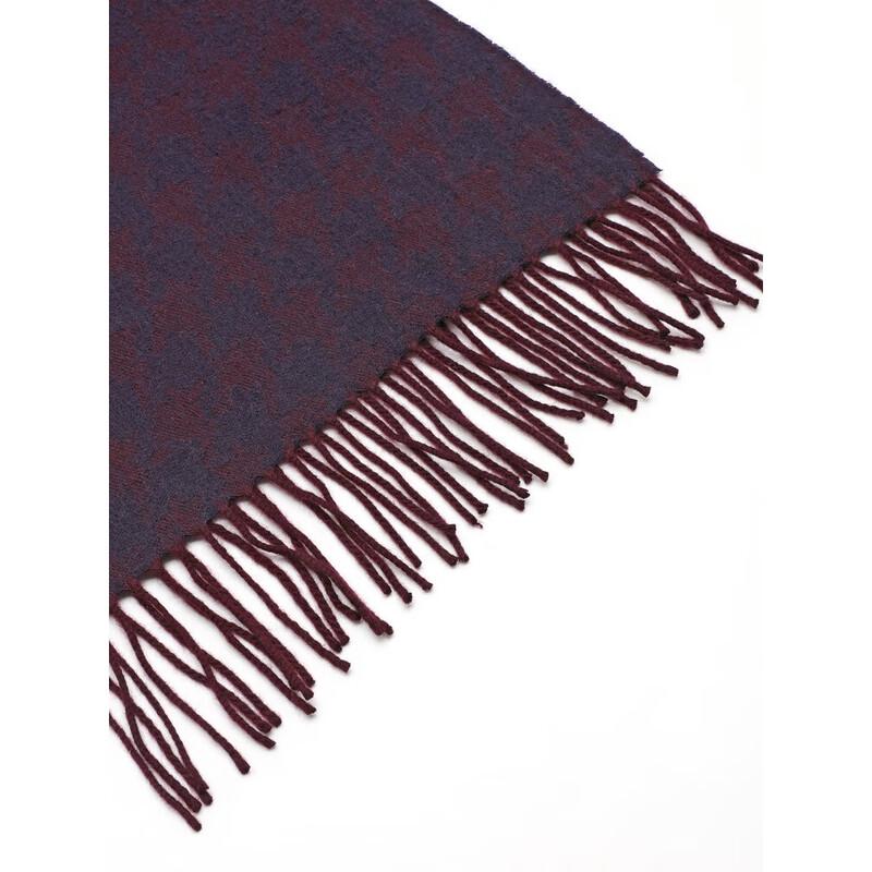 Yagor Houndstooth Cashmere Blend Scarf