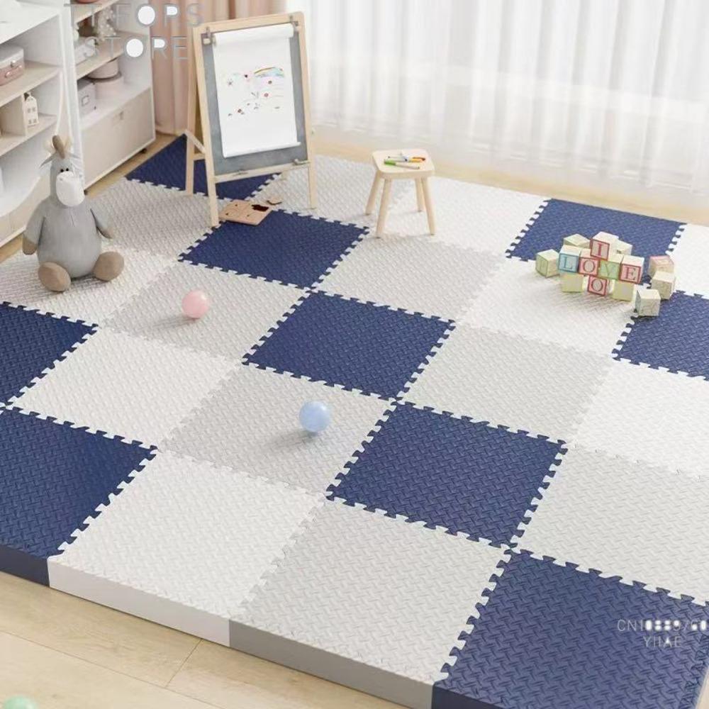 8-Piece Pack 2.5cm Thickened Baby Play Mat Non-slip Fall-proof Reusable Children's Rug Helps Train Kids Independent Thinking