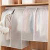 Heavy Duty Zippered Garment Bag Extra Large Clear Clothes Protector for Coats Suits and Dresses Closet Organization Essential