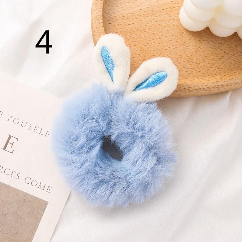 Autumn and Winter Rabbit Ears Fluffy Hair Ring Tied Hair Female Hair Head Rope